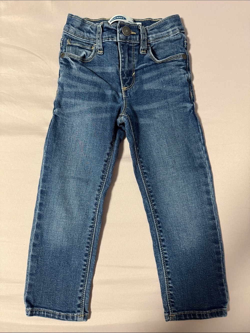 Old Navy Kids Dark Blue Slim Straight Jeans